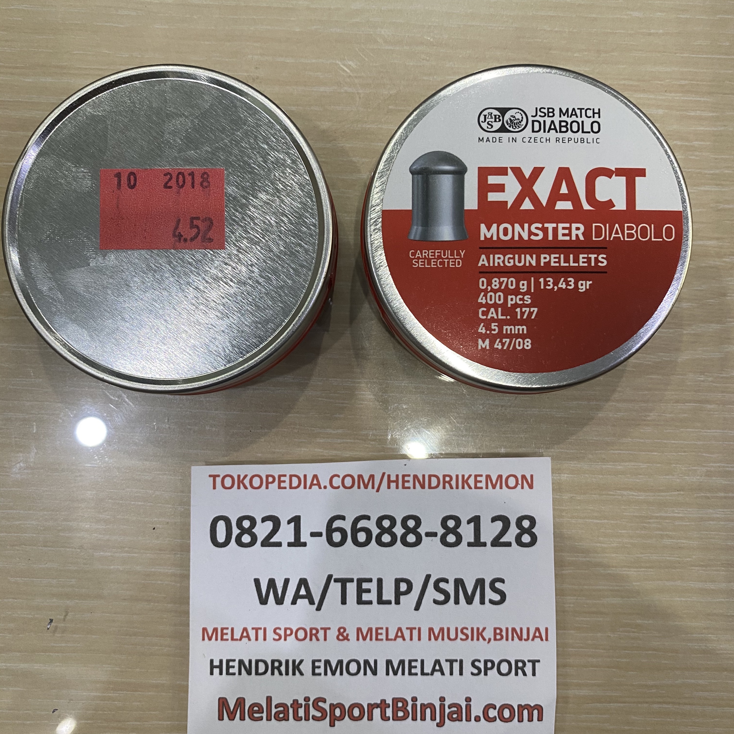 JSB Monster Diabolo 13,43 gr isi 400