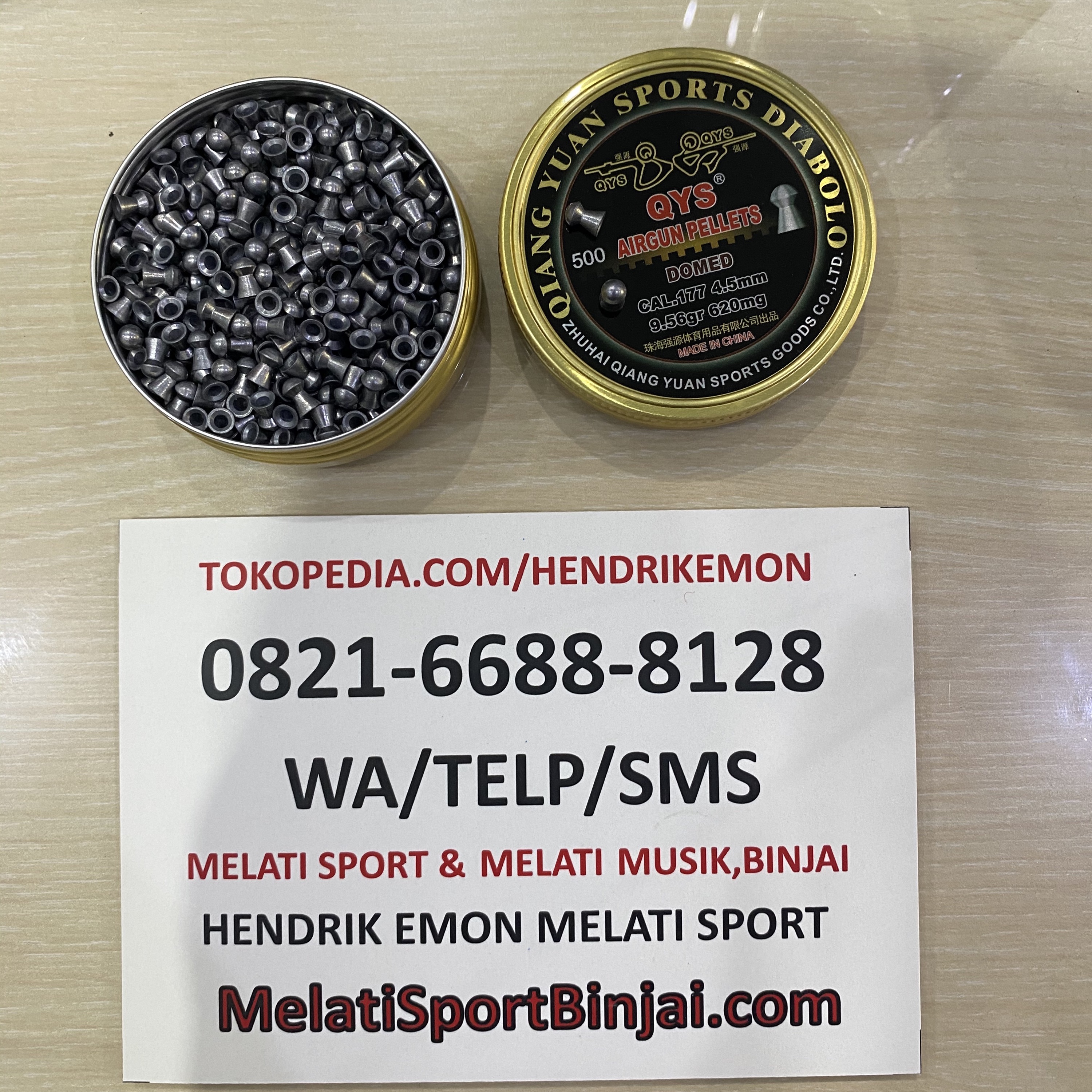 QYS DOMED 9.56 gr 500 Butir