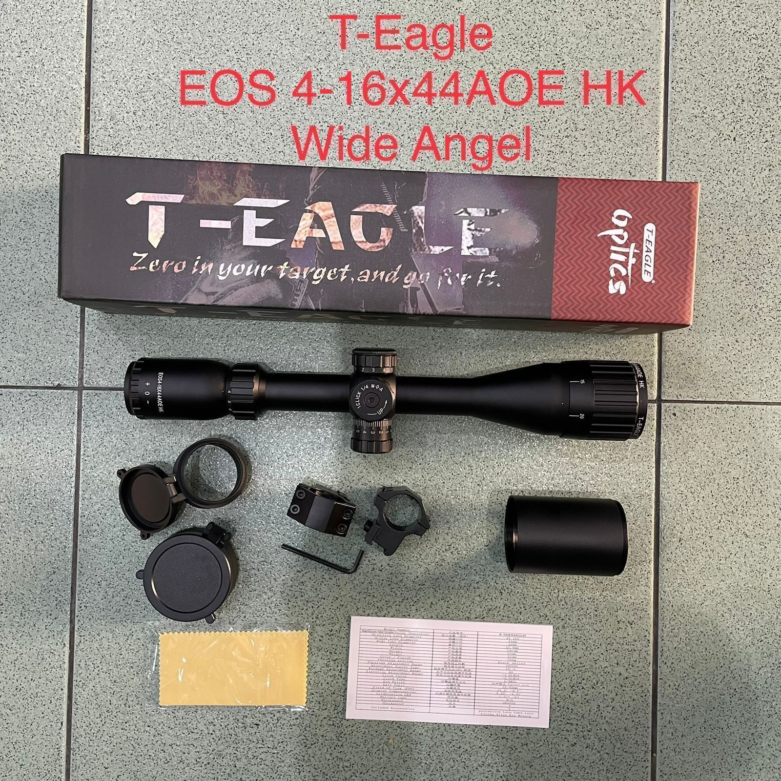 T-Eagle EOS 4-16x44AOEG HK Wide Angle RECOMMENDED