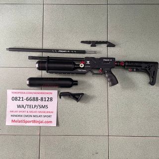 Predator Bogel 500cc Jenong Poni, Ada Setelan Power, Laras Loreng CNC - 2 Laras 4.5mm (55cm dan 40cm) -2 tabung (500cc dan 350cc)
