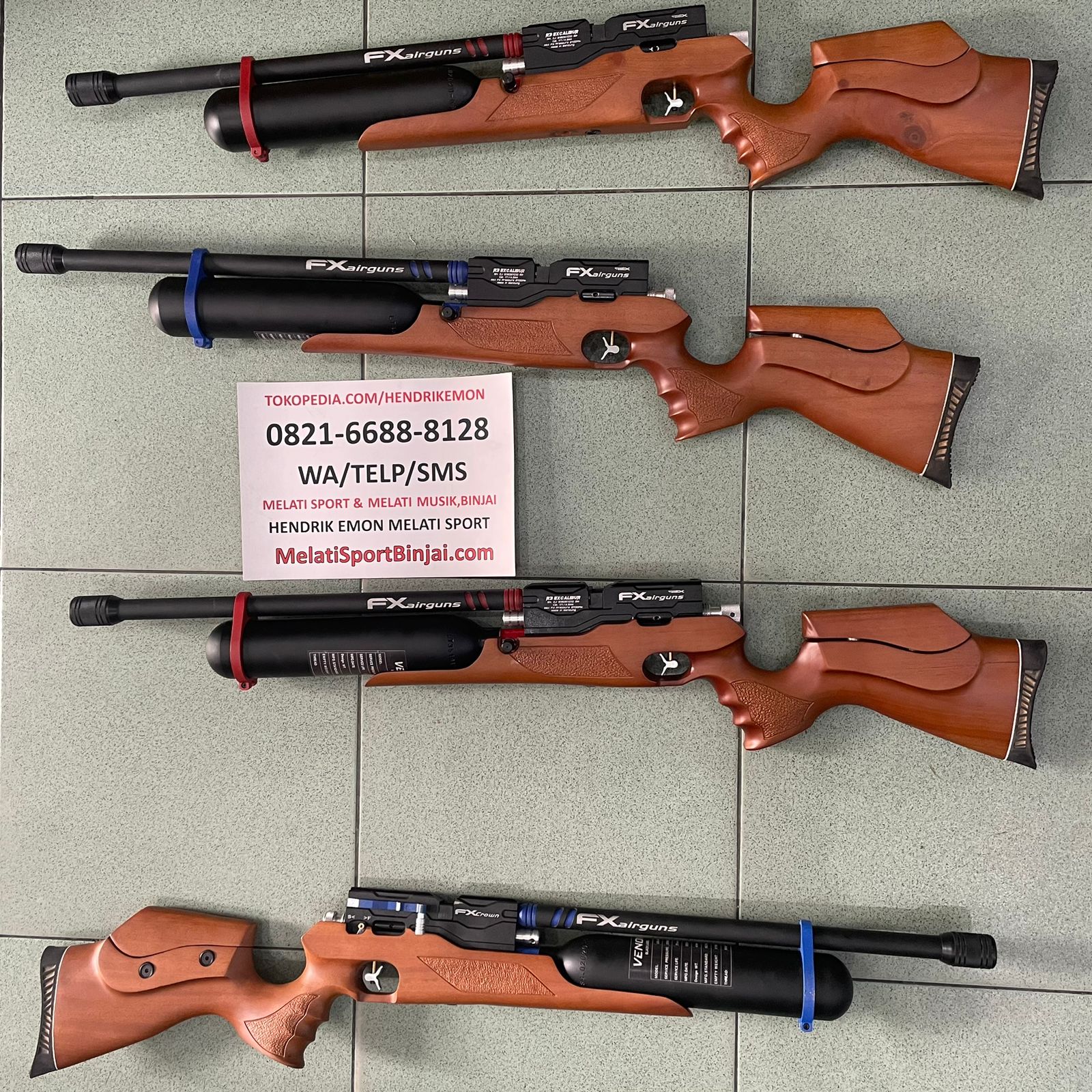 Bocap FXairgun Kayu Full CNC Laras Loreng Warna