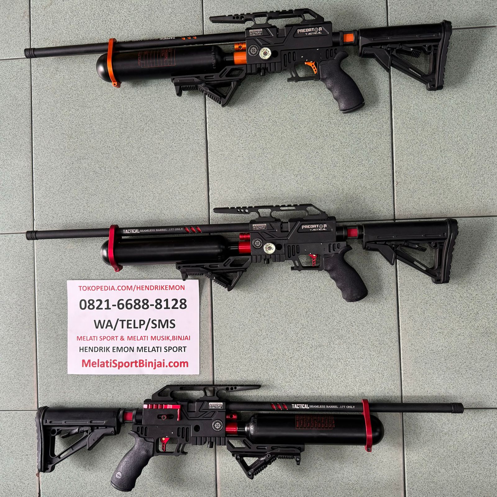 Bocap Predator Tactical Full CNC Laras Loreng