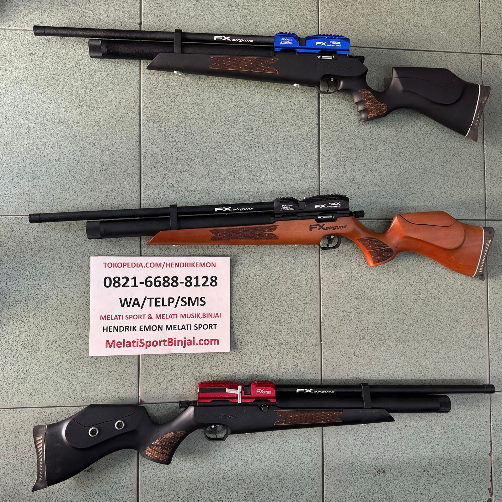 Od 38 FX Airgun Marauder Kayu Peninggi Pipi Chamber Picantiny, Full CNC