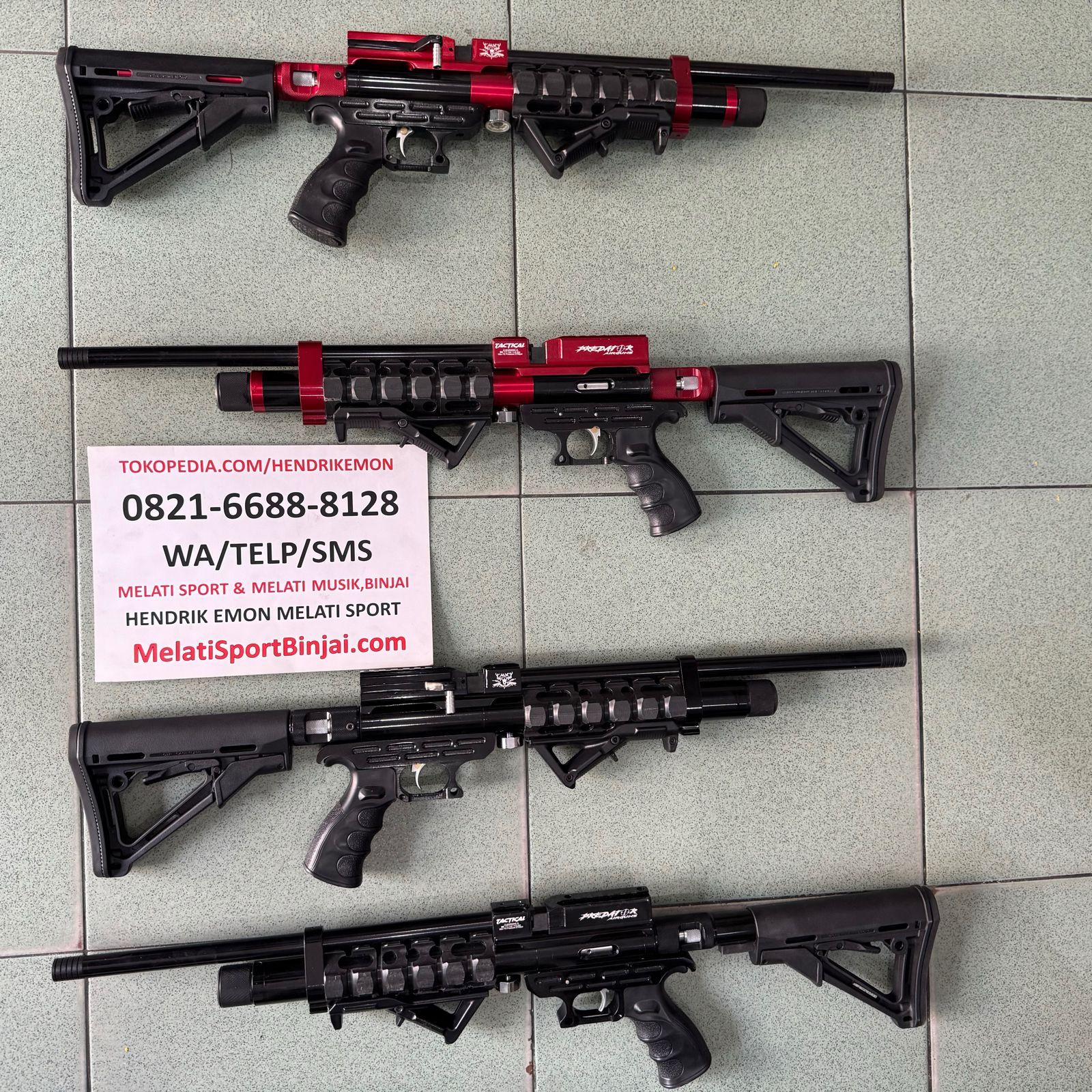 OD38 Predator Mini od38 Laras 40cm CNC Mano Depan Serobong Picantiny