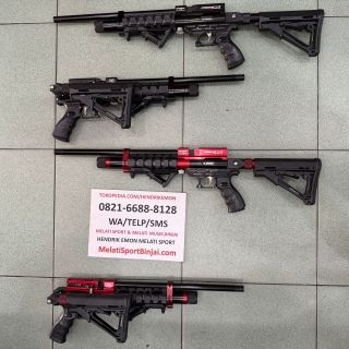 *OD38 Predator Mini od38 Laras 40cm CNC Mano Depan Serobong Picantiny Lipat*