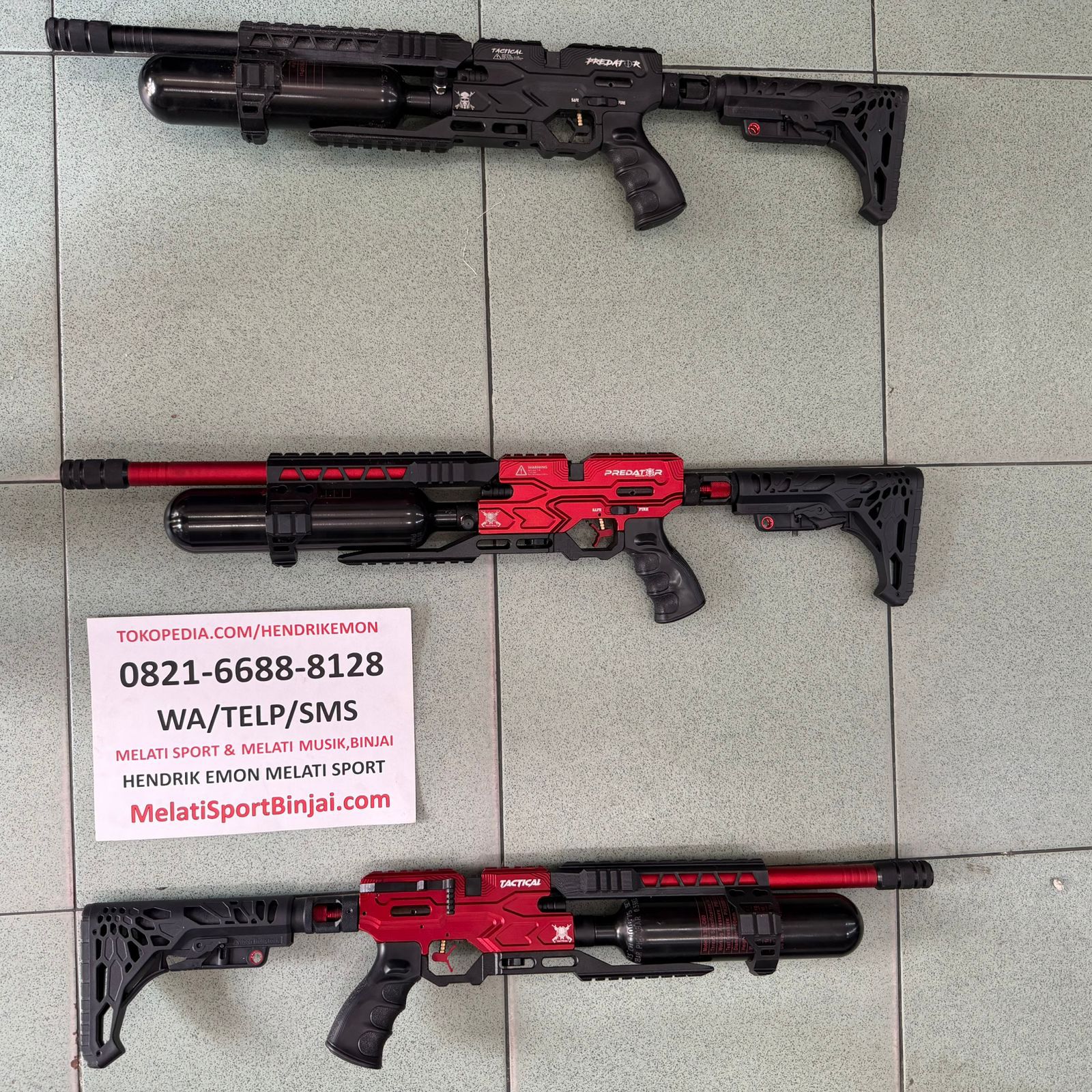 *Big Game* Predator BOGEL 350cc Jenong Cincin Picantiny, Ada Setelan Power, Laras Loreng CNC Laras 40cm